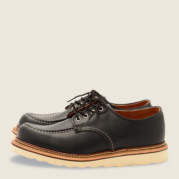 Red Wing Oxford Black - Mens Classic - Chrome Leather - 9873-QBREG